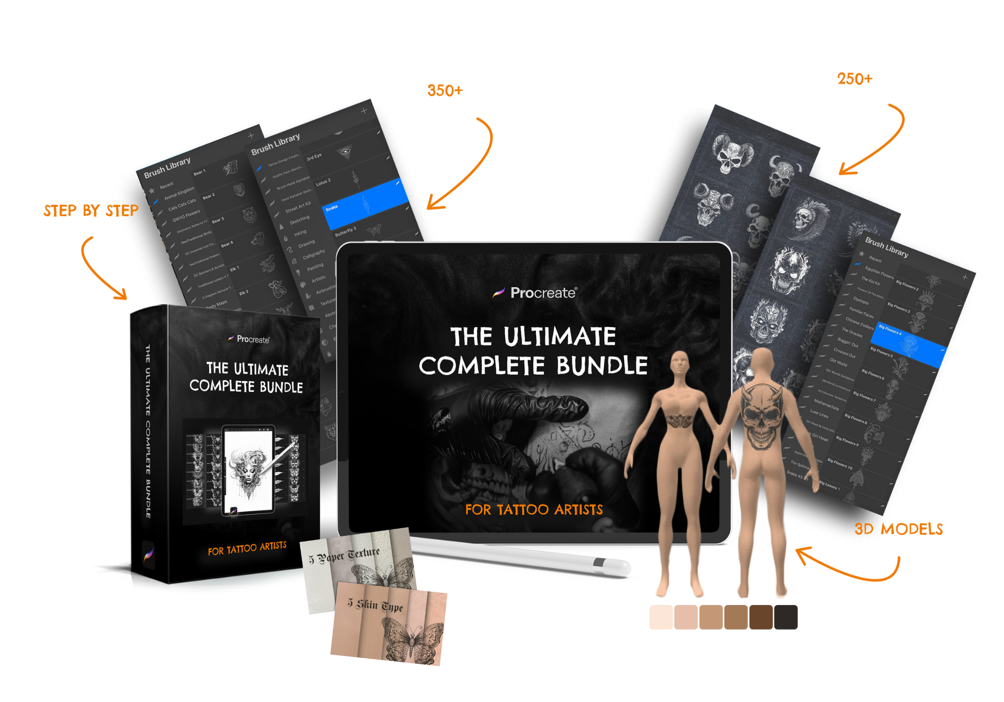 THE ULTIMATE DIGITAL BUNDLE FOR TATTOO ARTISTS