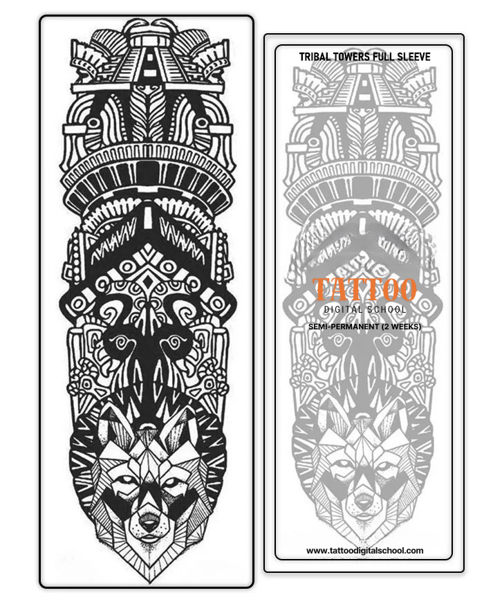 3 Popular Full Sleeve Tattoo Pack