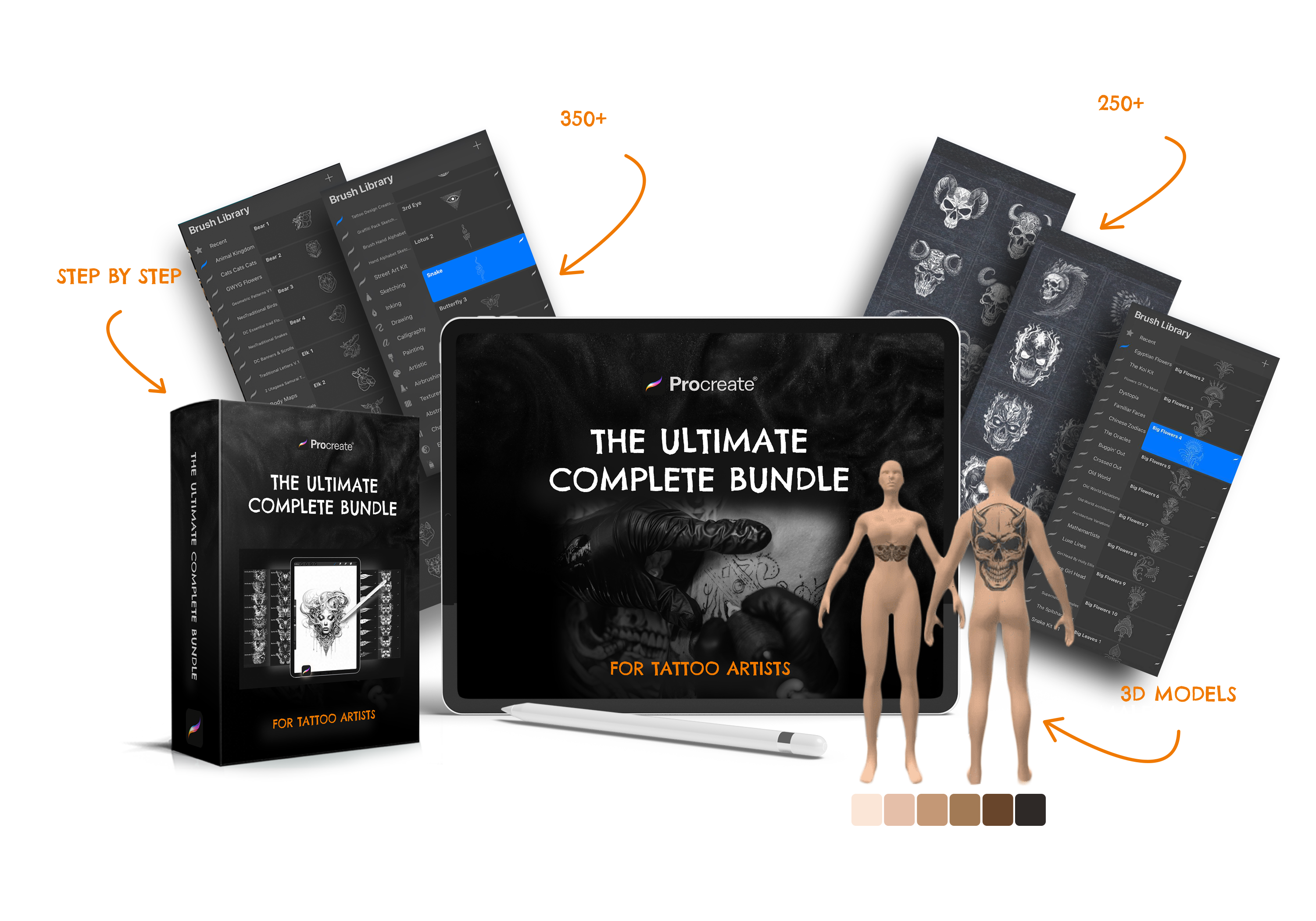 THE ULTIMATE COMPLETE BUNDLE FOR TATTOO ARTISTS