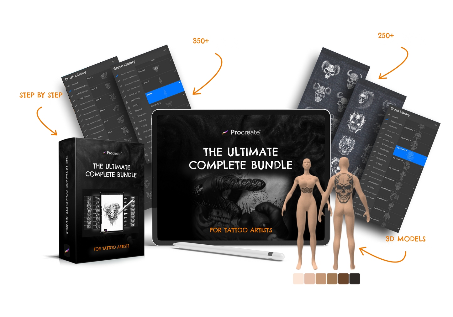 THE ULTIMATE COMPLETE BUNDLE FOR TATTOO ARTISTS