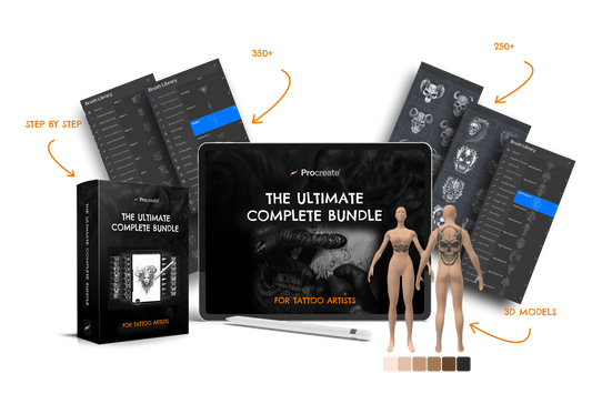 THE ULTIMATE COMPLETE BUNDLE FOR TATTOO ARTISTS