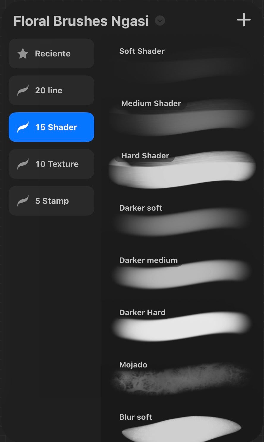 50 Floral Brush Set – Procreate Brushes for Fine Line Botanical Tattoos
