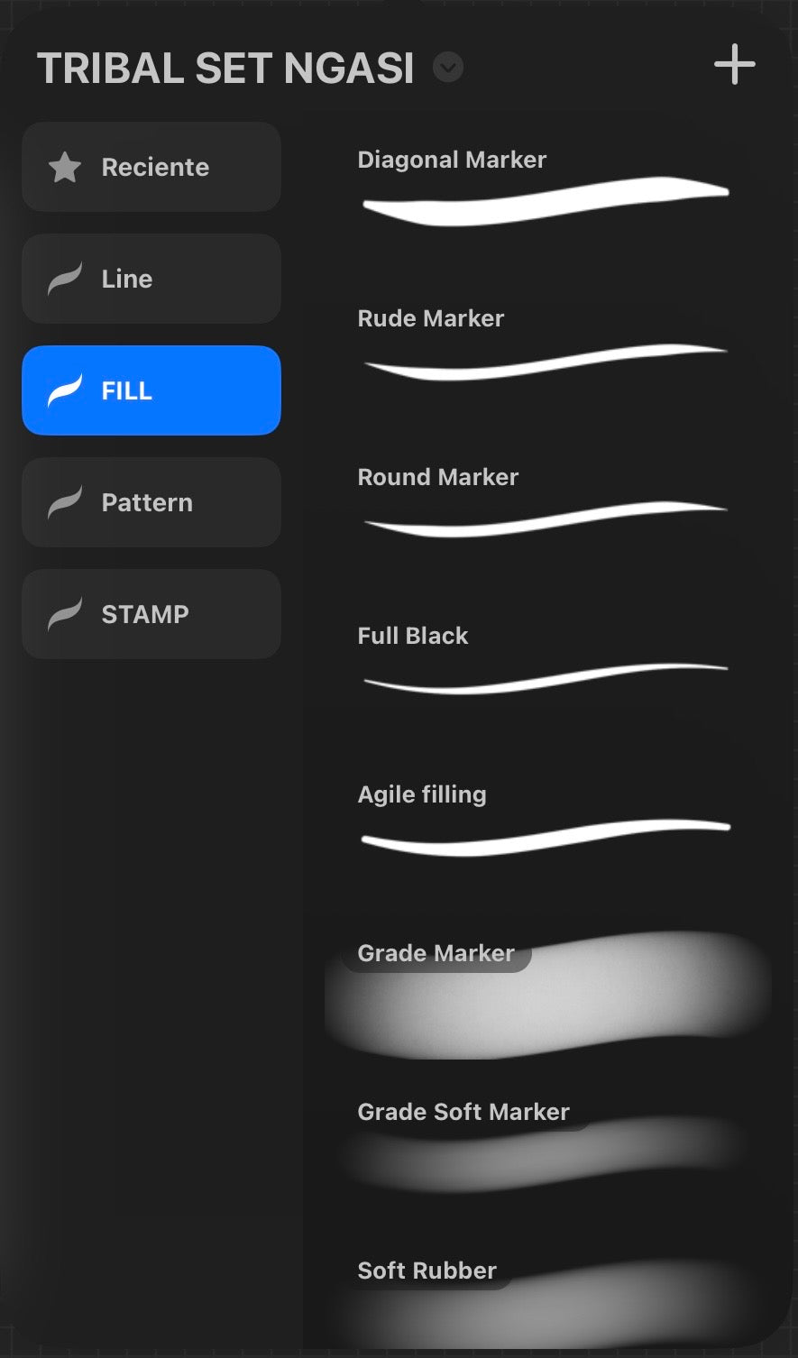 30 Tribal Procreate Brush Set – Brushes for Blackwork & Geometric Tattoos