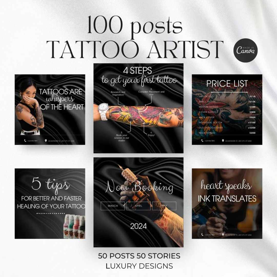 x100 Post Tattoo Artist Instagram