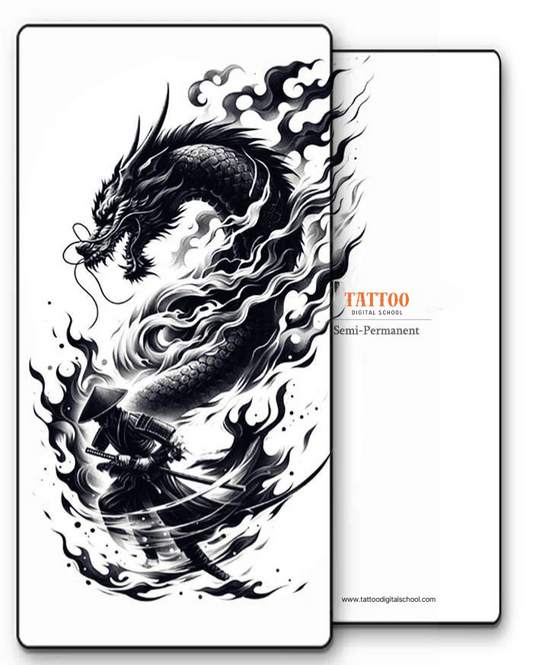 Inferno Dragon Tattoo