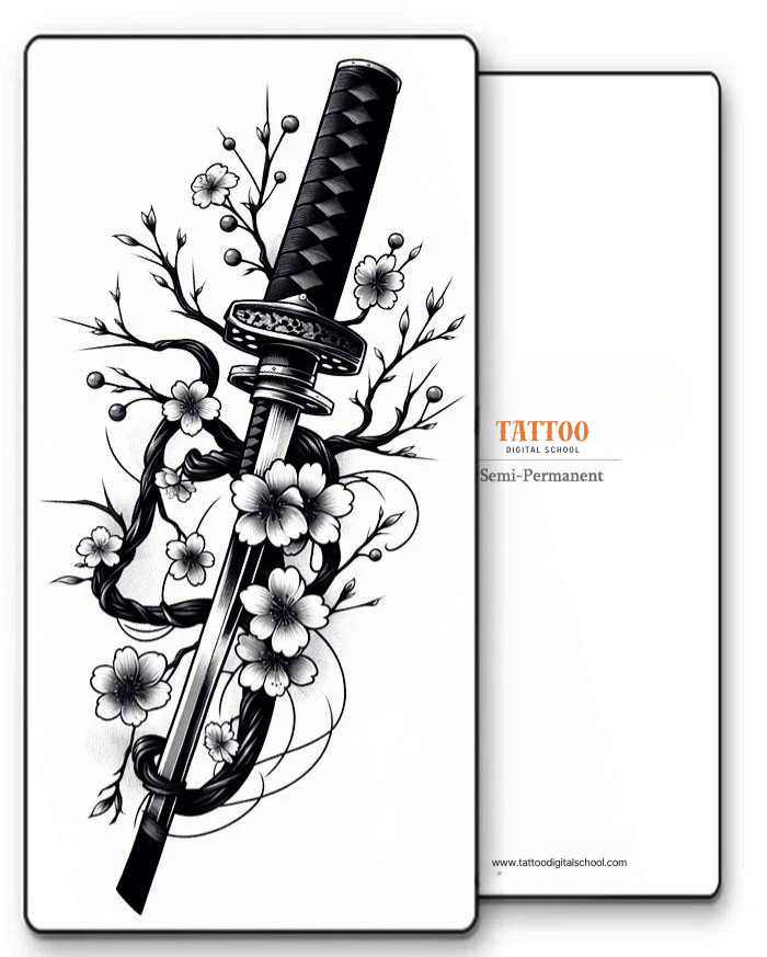 Sakura Steel Tattoo