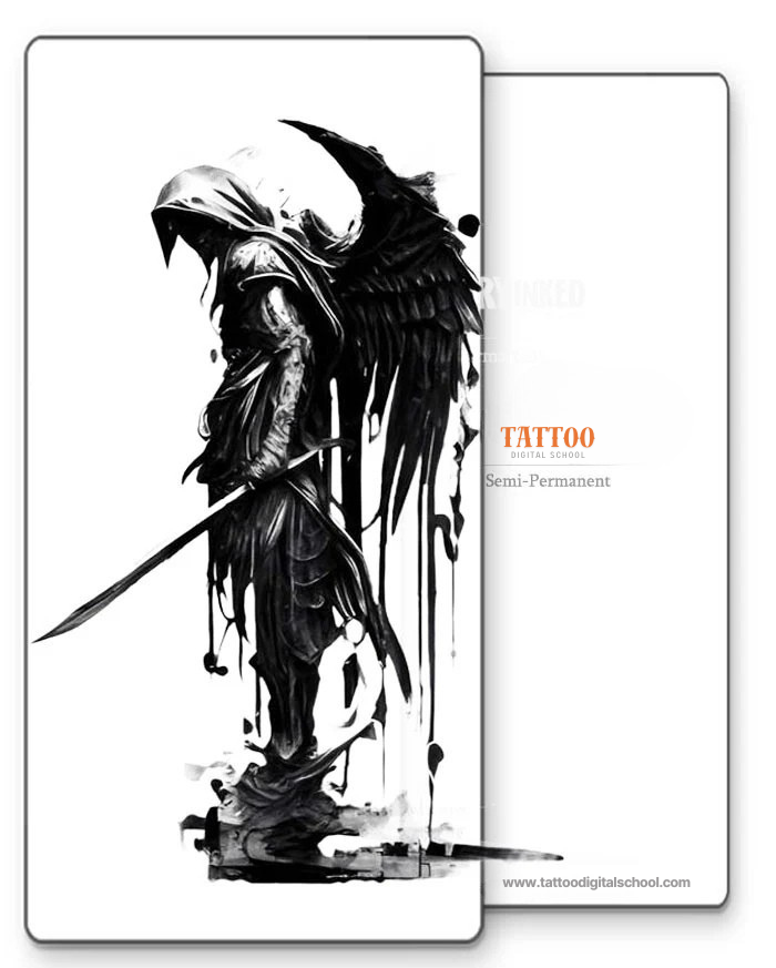 Voided Angel Tattoo